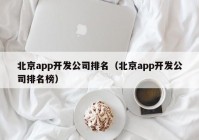 北京app开发公司排名（北京app开发公司排名榜）