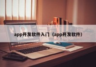 app开发软件入门（app开发软件）